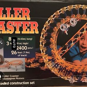 k’nex vintage toy roller coaster building Christmas rare new